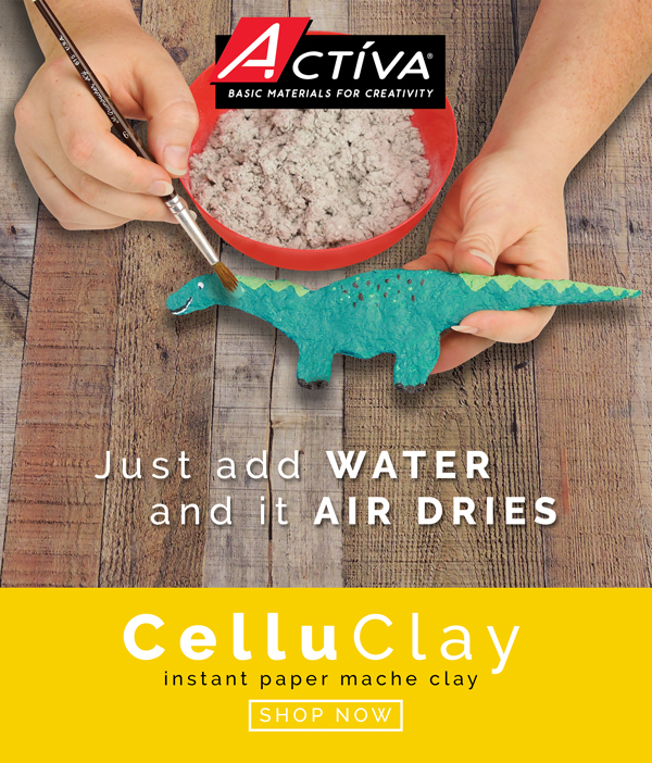 CelluClay instant paper mache clay